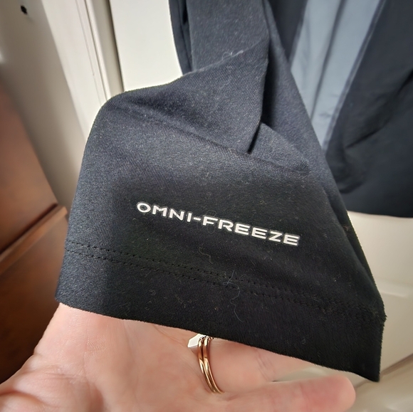 Columbia Omni-Wick Evap Mens Black and Gray Half Zip Pullover Size Medium - Picture 5 of 7